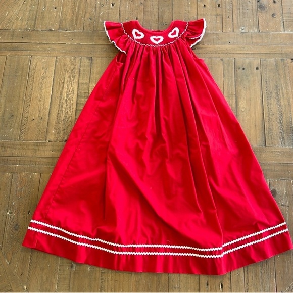Vive la fete smocked heart bishop dress - Picture 2 of 7